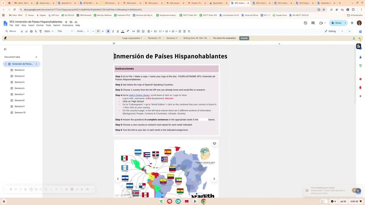ESP2 Inmersión de Países Hispanohablantes