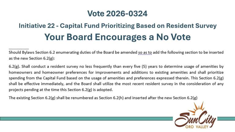 Vote 2026-0324 Video - Petition Initiative 22 - VOTE NO Board Position