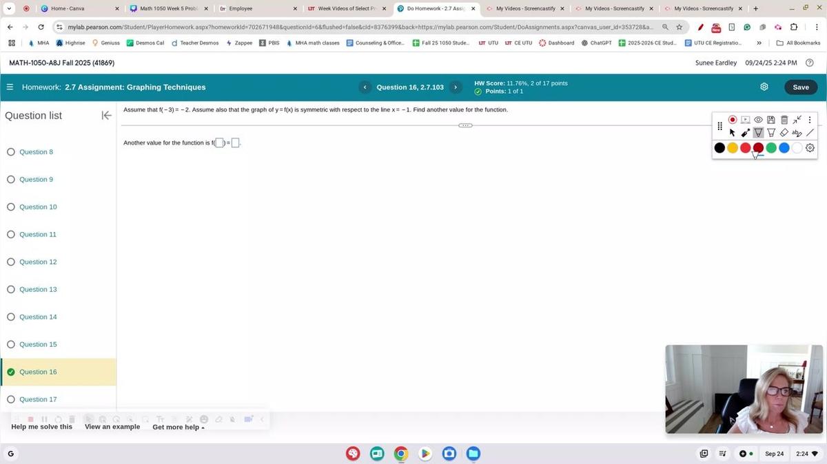 Math 1050 2.7 #16