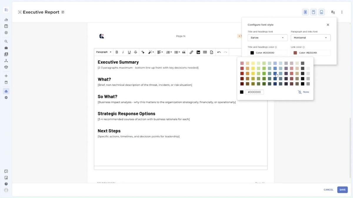 EclecticIQ Report Template
