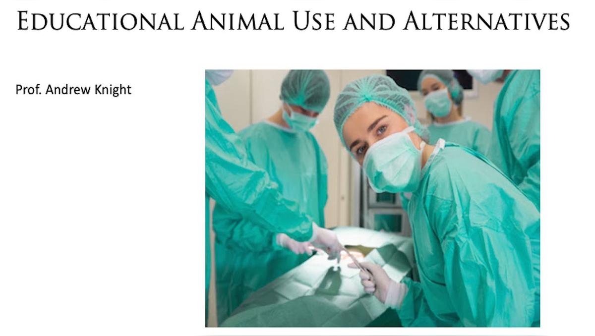 Educational animal use and alternatives - full presentation