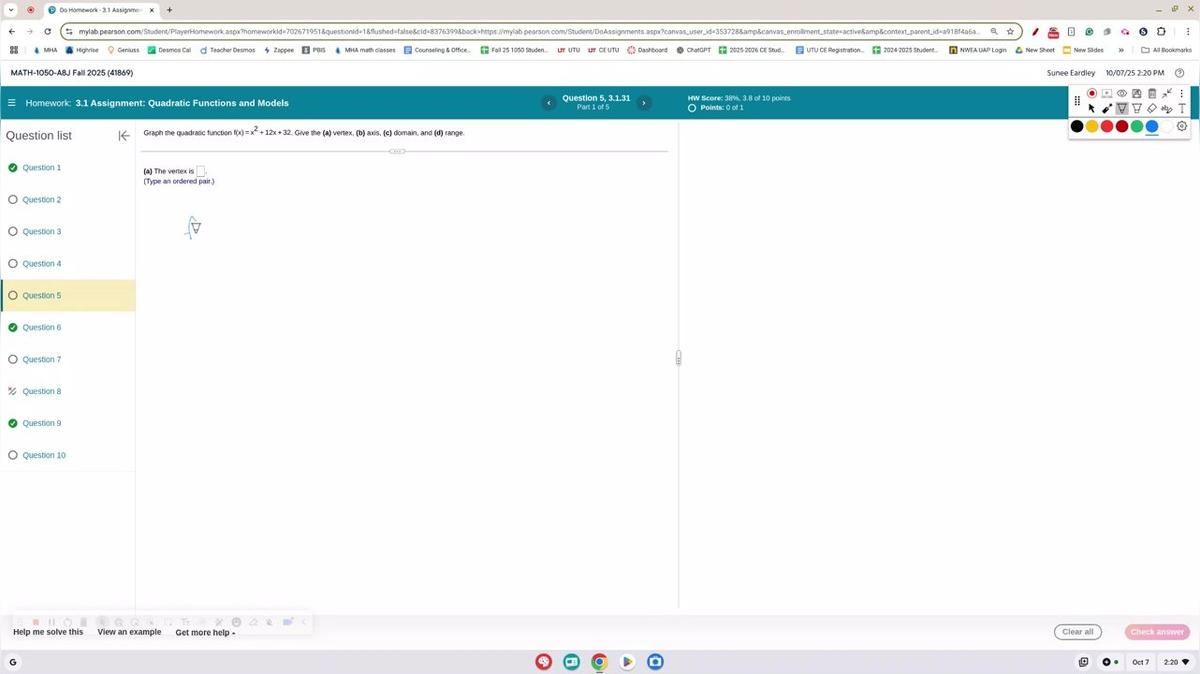 Math 1050 3.1 #5