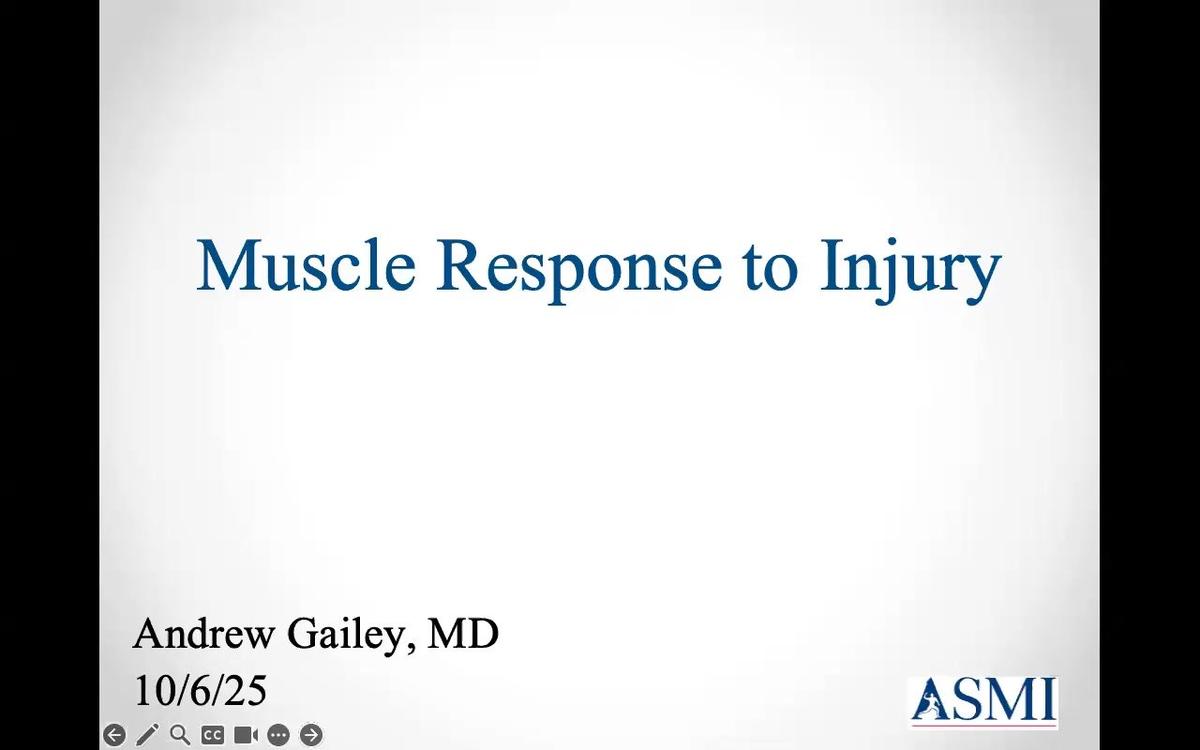 Muscle Response to Injury