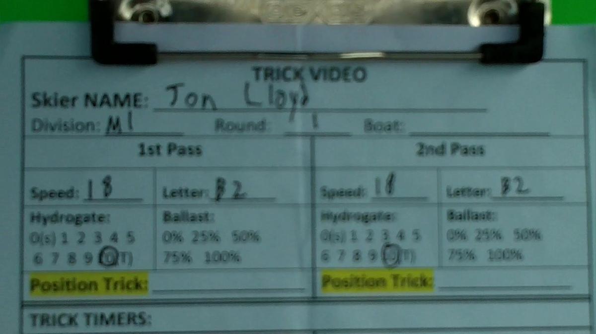 Jon Lloyd M1 Round 1 Pass 2