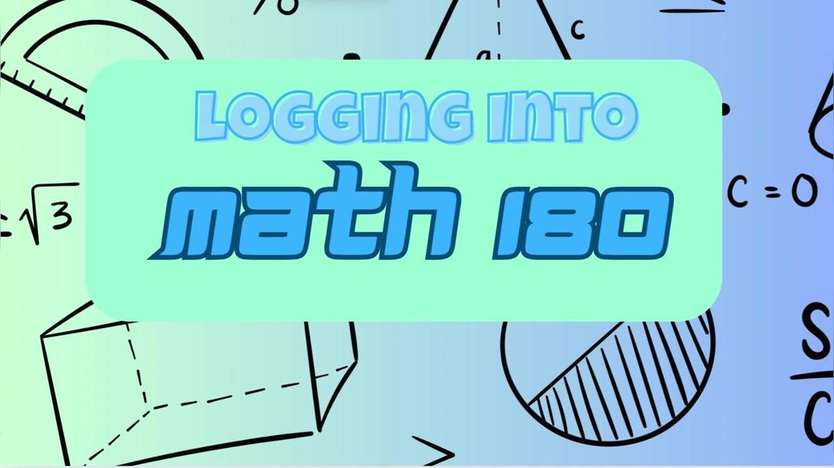 Logging into math180