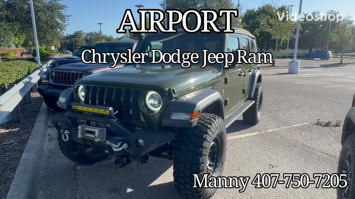 Kendra&#39;s Wrangler by Manny/AirportCDJR 407-750-7205