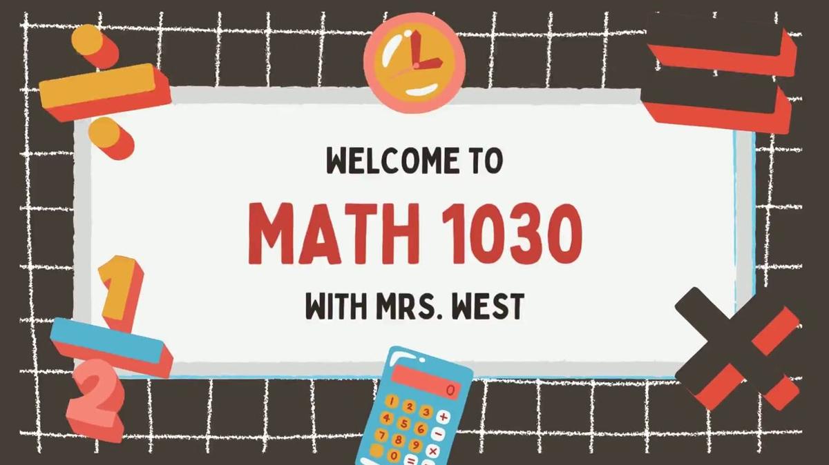 Math 1030 Fall 25 week 1 orientation