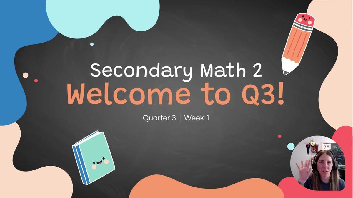 Scholes SM2 (sec 1) Q3 W1 Intro