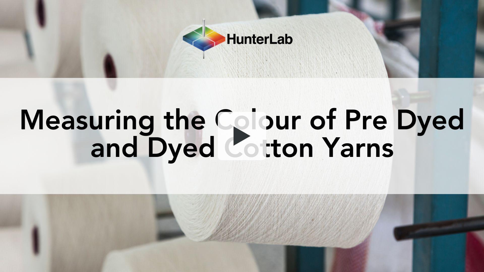 Textile Colour Measurement: Measuring the Colour of Pre-Dyed and Dyed ...