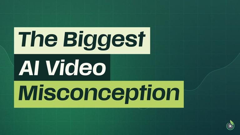 Short 4: The Biggest AI Video Misconception