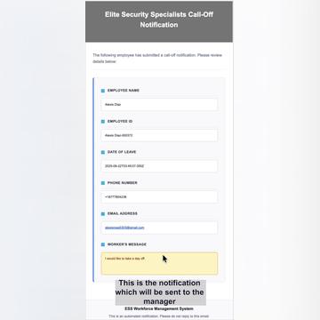 2.Notification to the Managers