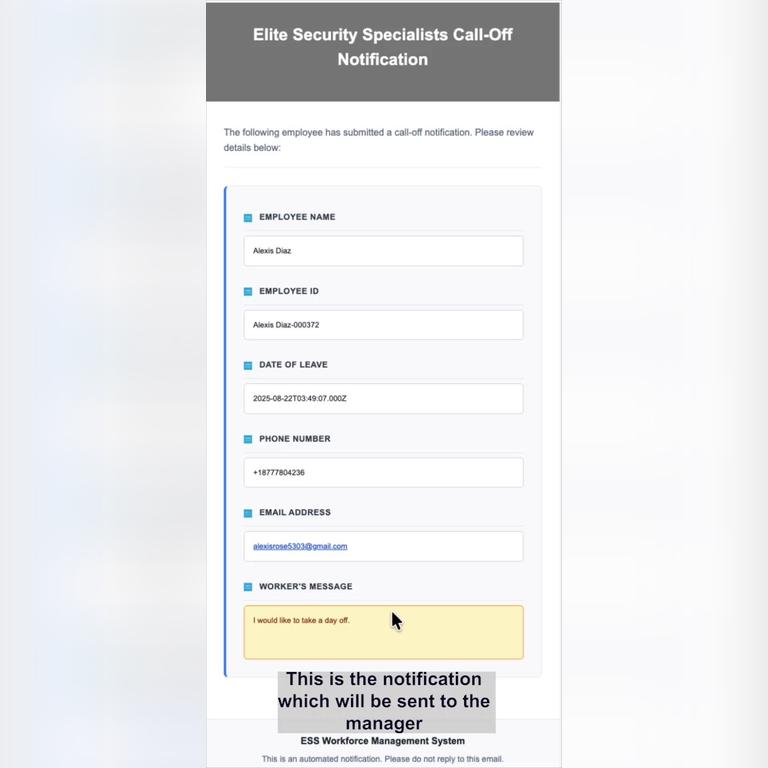 2.Notification to the Managers