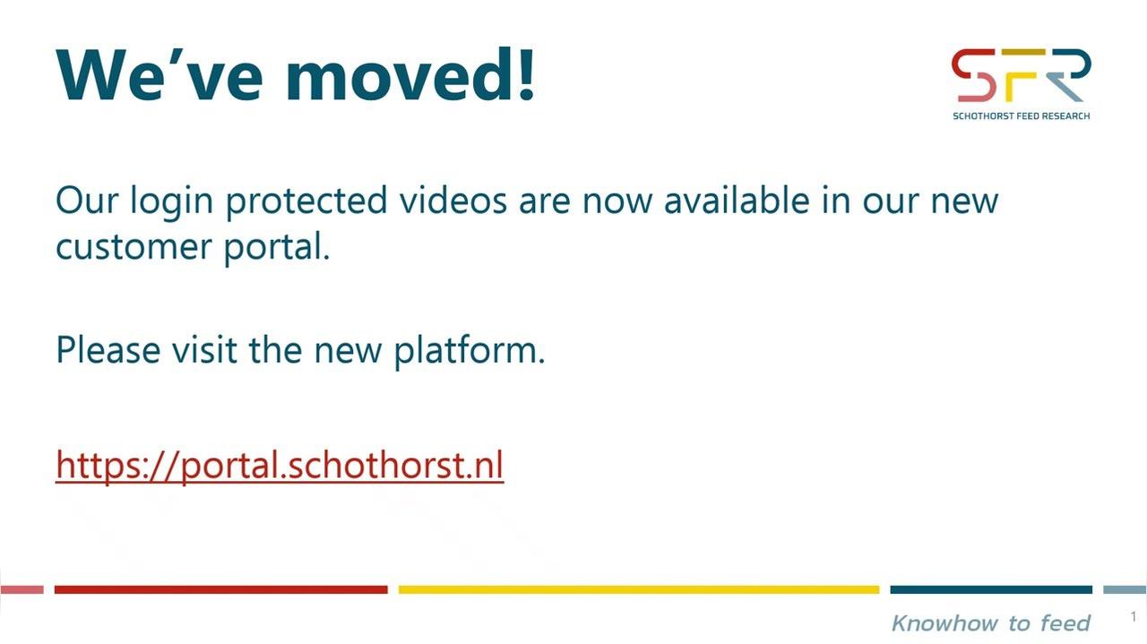 We've moved