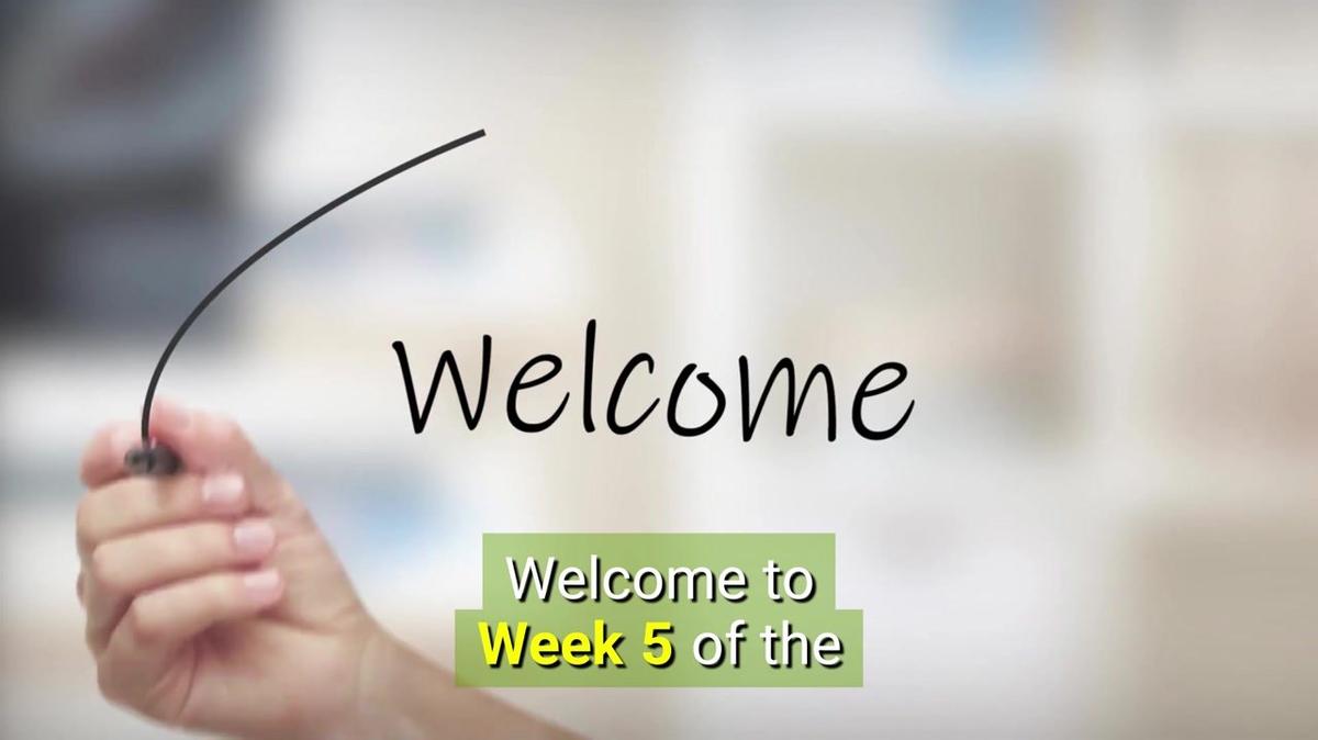 Week 5: Thank You Video