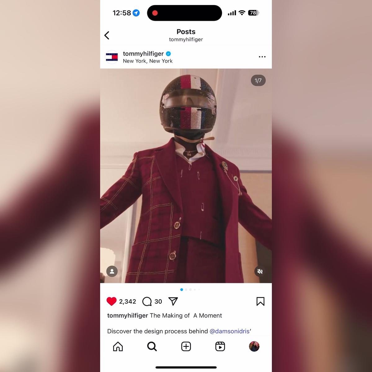 Expensify Met Gala Tommy Hilfiger IG Reel