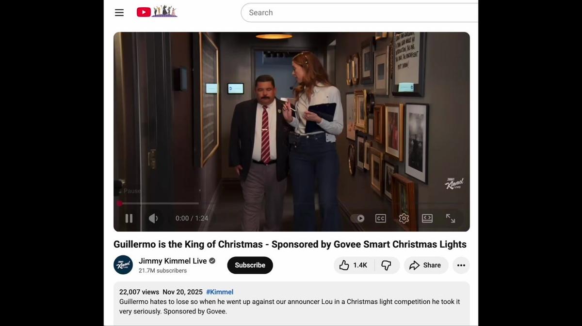 Govee Jimmy Kimmel Live! YouTube