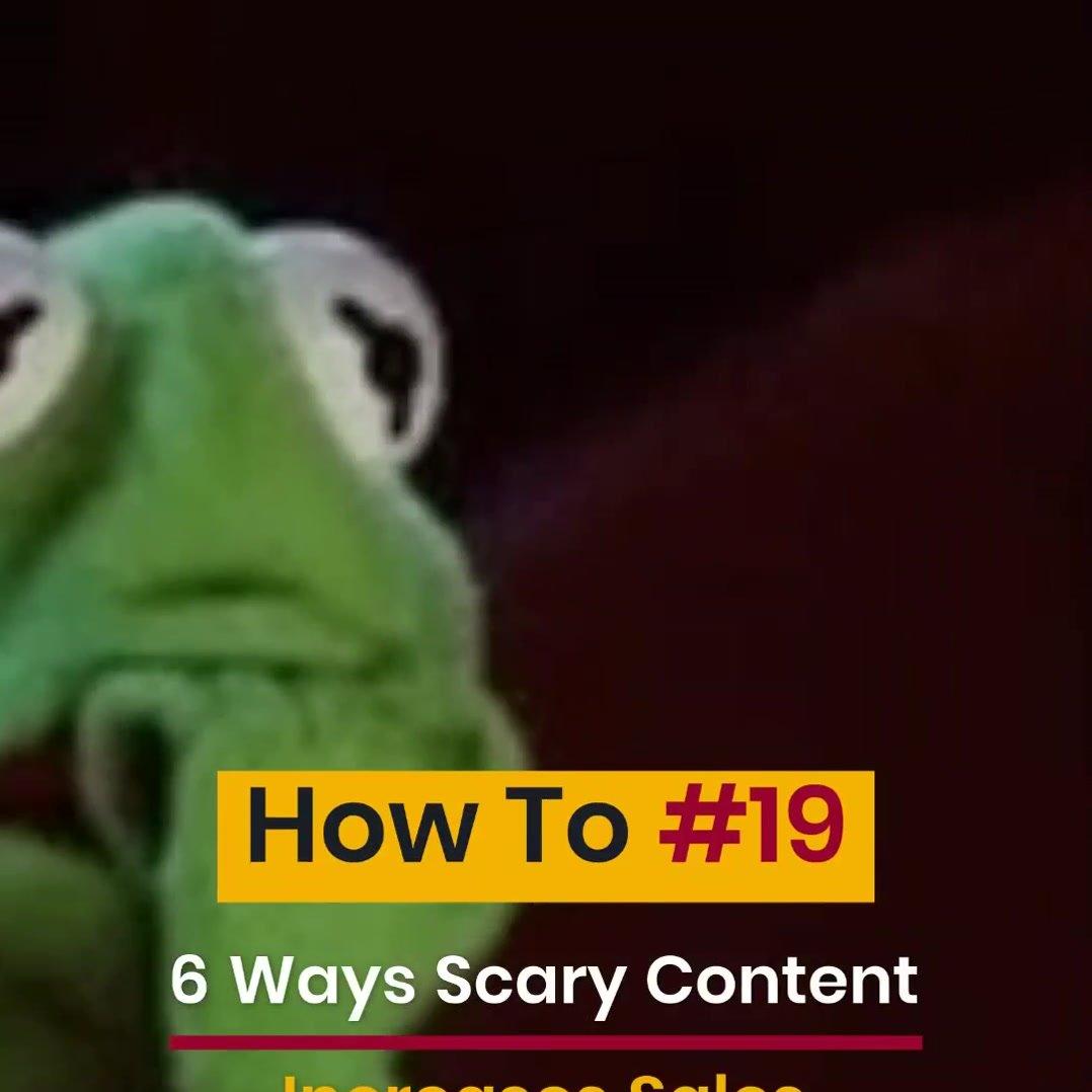 How To 19 - 6 Ways Scary Content Increases Sales IG Story