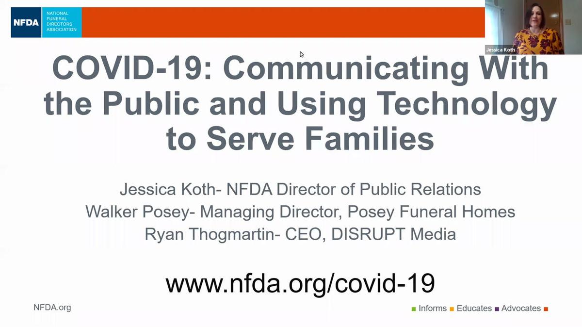 COVID-19: Communicating with the Public and Using Technology to Serve Families