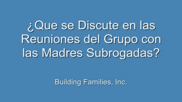 5 - What is Discussed in the Surrogate Support Mtg. - SPANISH.wmv
