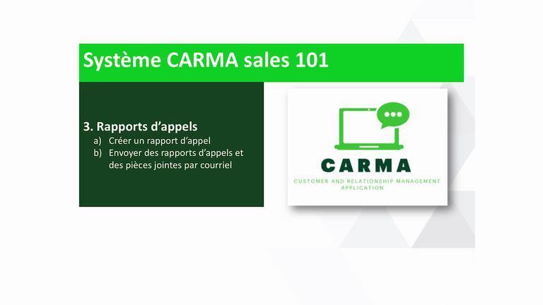 Video #3 - Call Reports - FR