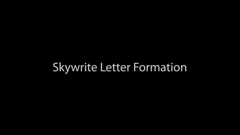 FUN L1 Skywrite Letter Formation (4:01)