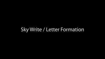 FUN LK Sky Write / Letter Formation (5:36)