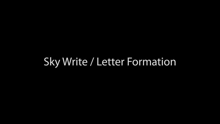 FUN LK Sky Write / Letter Formation (5:36)