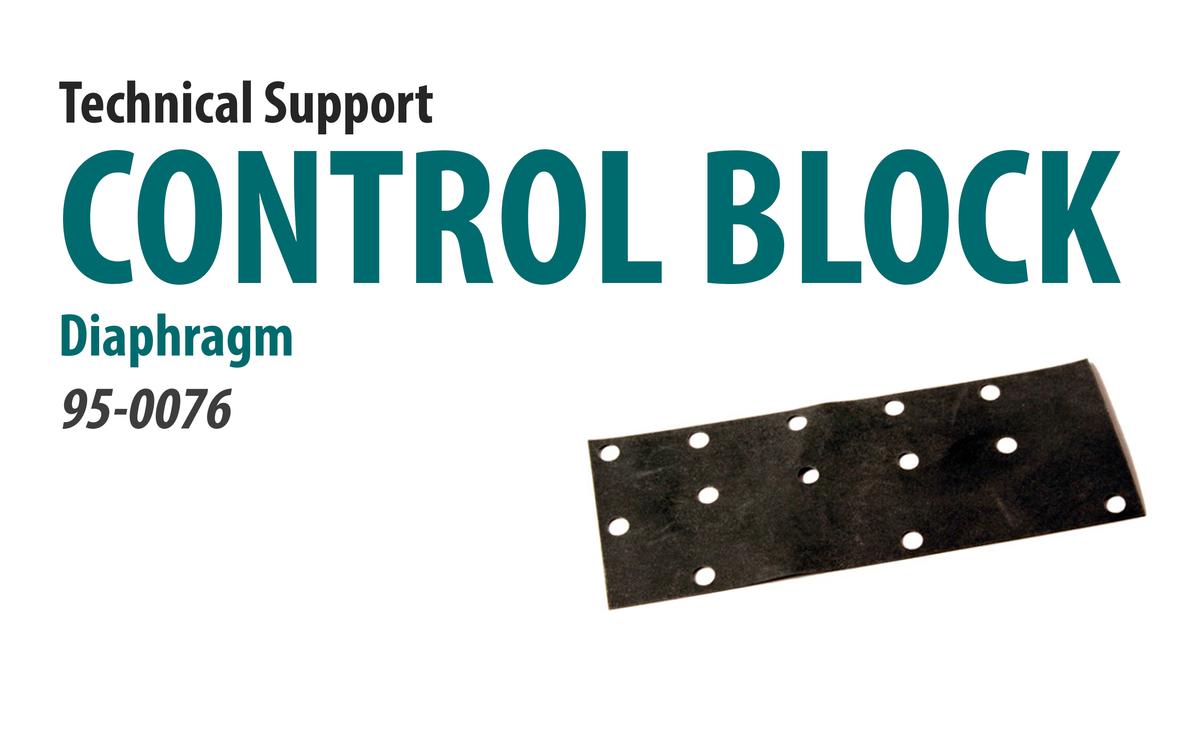 Replace the Control Block Diaphragm [66-4006]