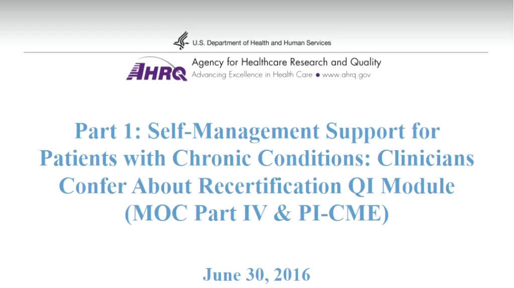 Part 3: Clinicians Confer on the results of Health Assessments MOC IV and CME (for PAs)