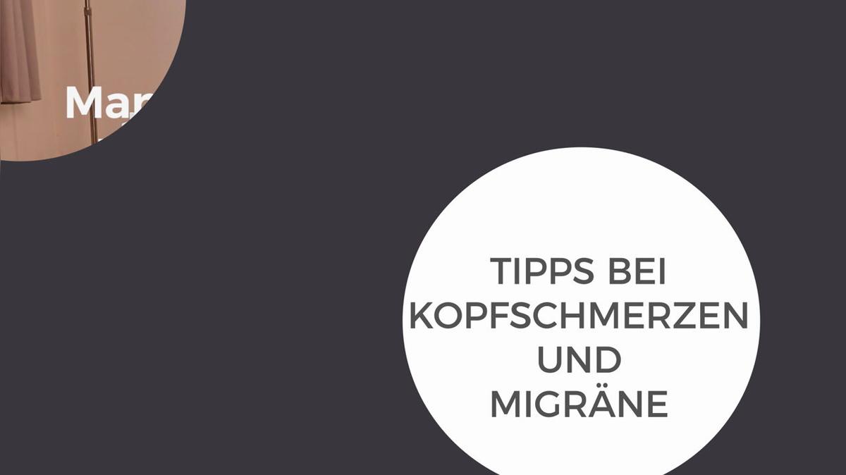 Tipps bei Kopfschmerzen und Migräne