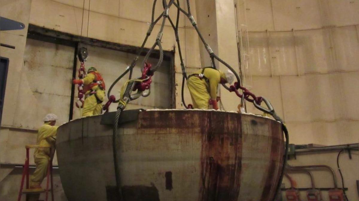 Nuclear Waste Box Removal