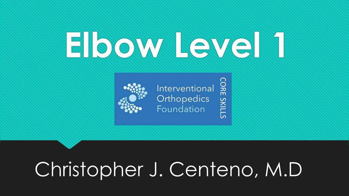 IOF Level 1 Elbow Joints with US and Fluoro.mp4