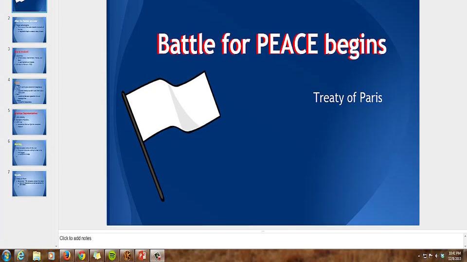 battle for peace