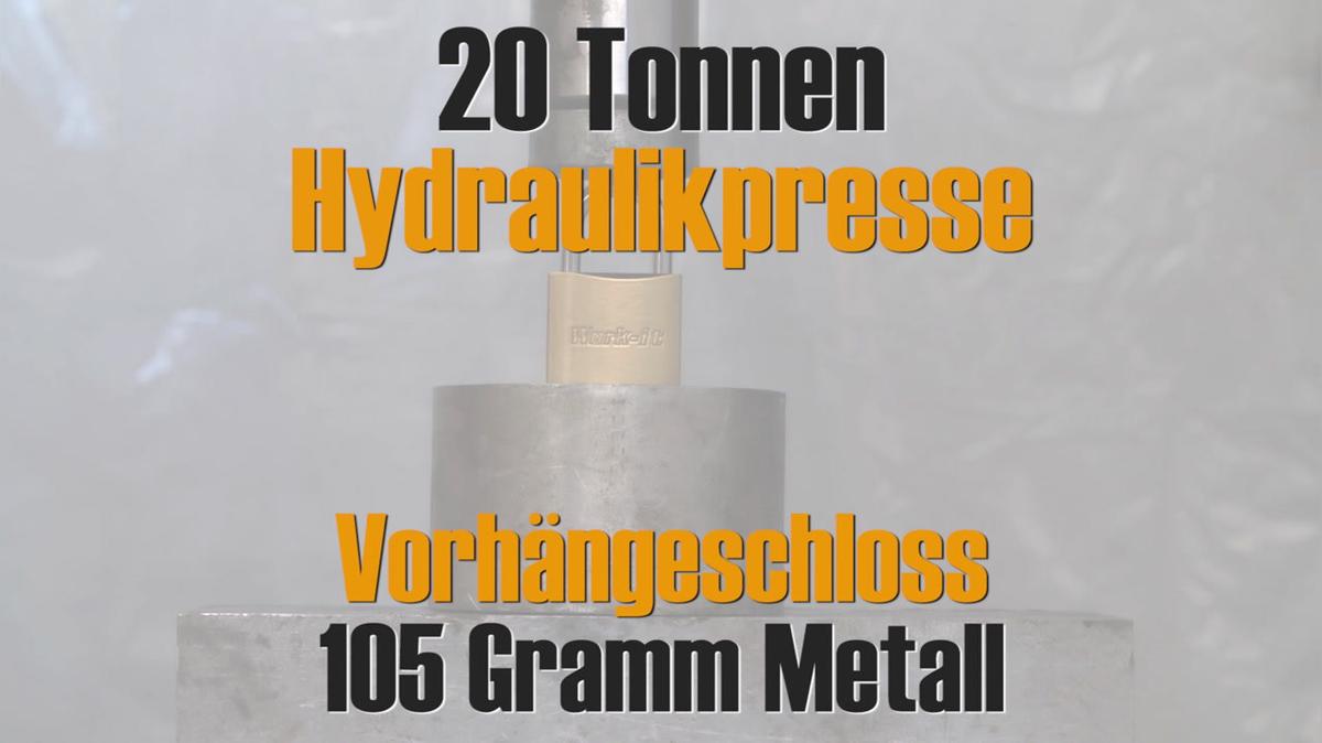 Hydraulikpresse vs. Vorhängeschloss