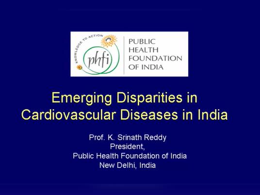 Remarks on the Collaboration with the Public Health Foundation of India
