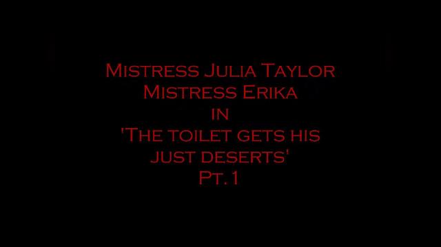 The toilet gets his just deserts  Pt.1