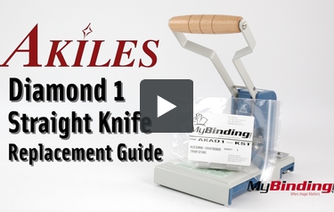Akiles Diamond 1 Corner Rounding Machine Straight Cut Knife