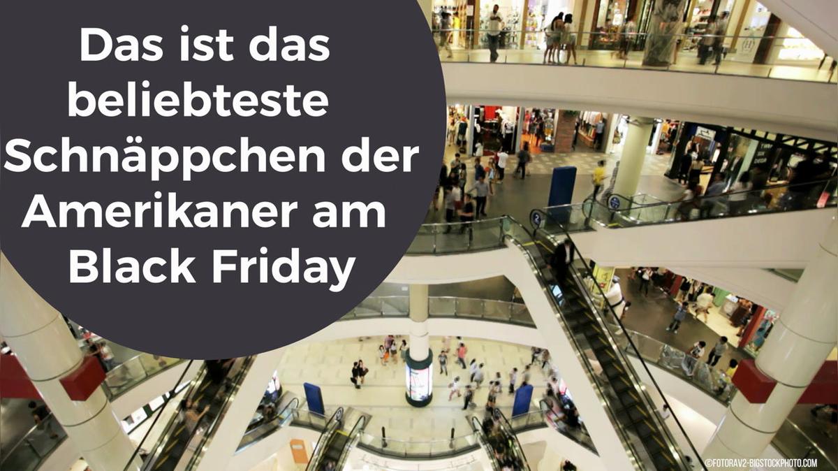 Das ist das beliebteste Schnäppchen der Amerikaner am Black Friday