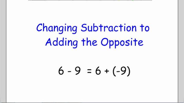 Change Subtract to Add Opposite.mp4
