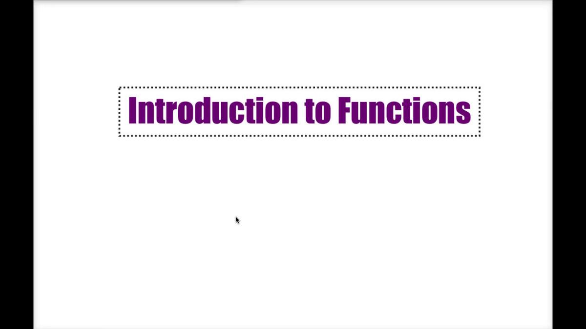 Math 8 Q2 - Unit 4 Intro to Functions.mp4