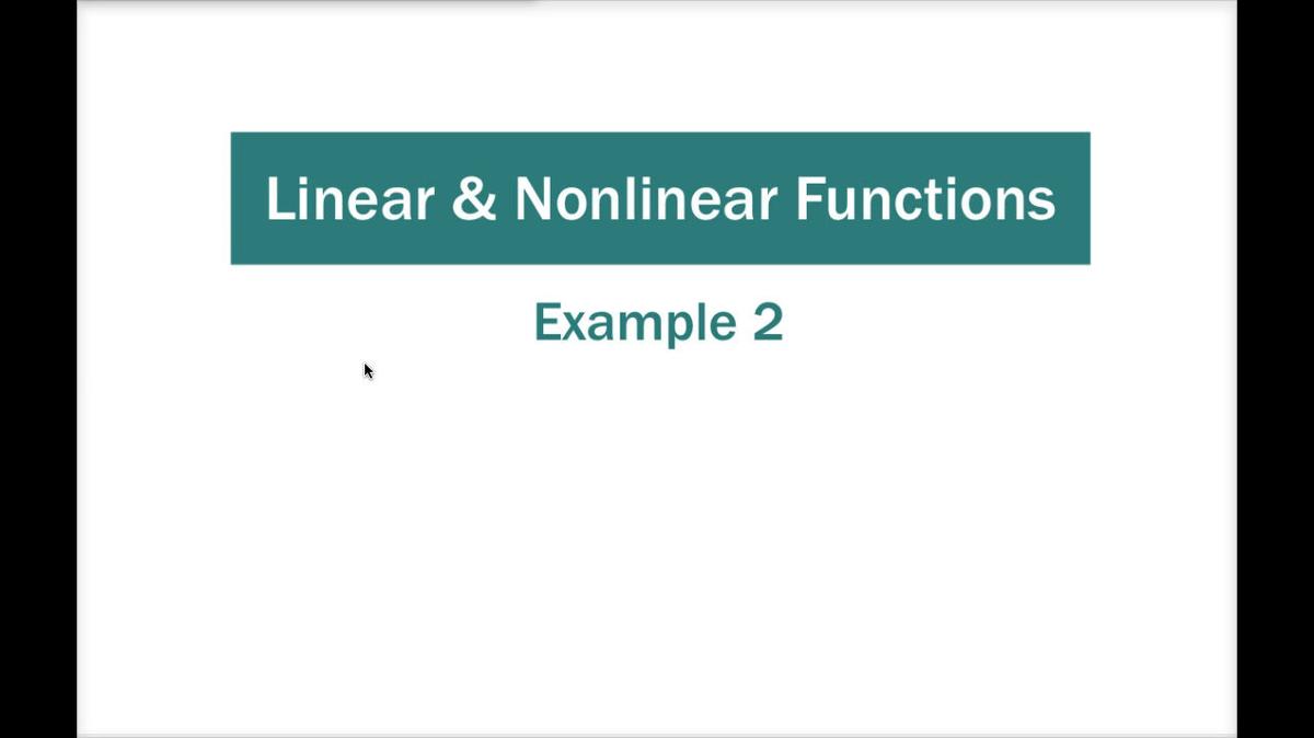 Math 8 Q2 - Unit 4 Linear &amp; Nonlinear Functions Example 2.mp4