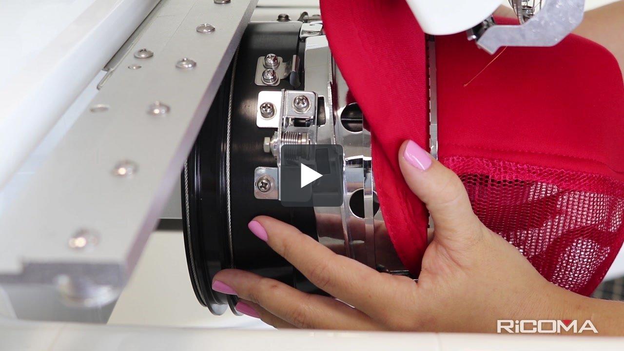 EM-1010 How-To: Cap Embroidery - Inserting and Removing the Cap Hoop ...