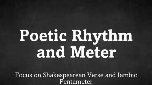 Poetic Rhythm and Meter.mp4