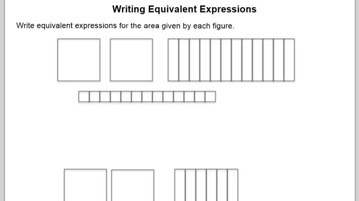 Writing Equivalent Expressions for Area.mp4
