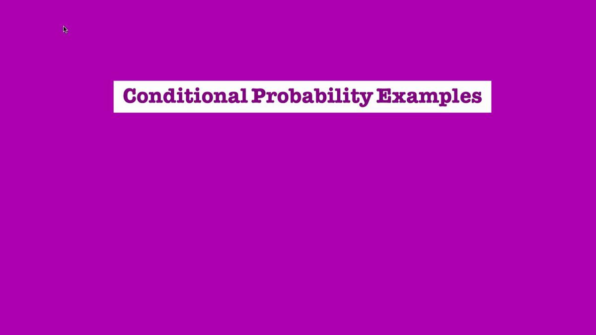 Conditional Probability Examples.mp4