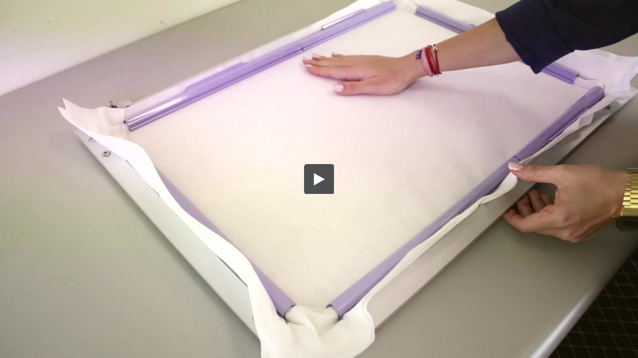 09_Flat Embroidery Sash Frame Video Library