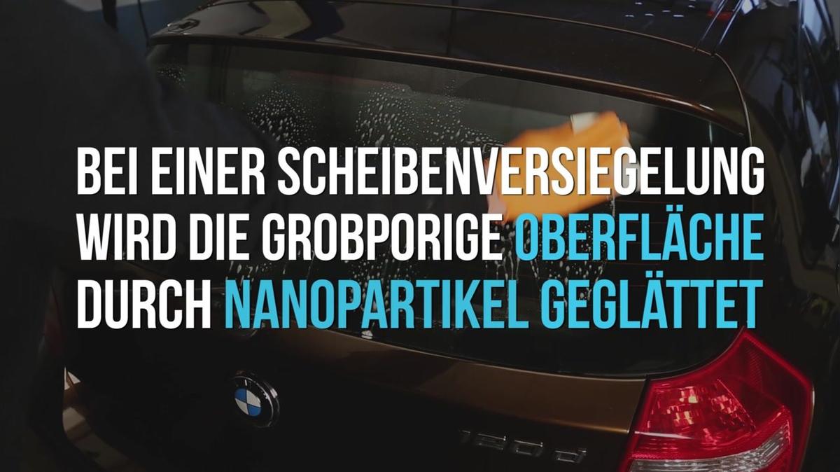 Scheiben reinigen und versiegeln