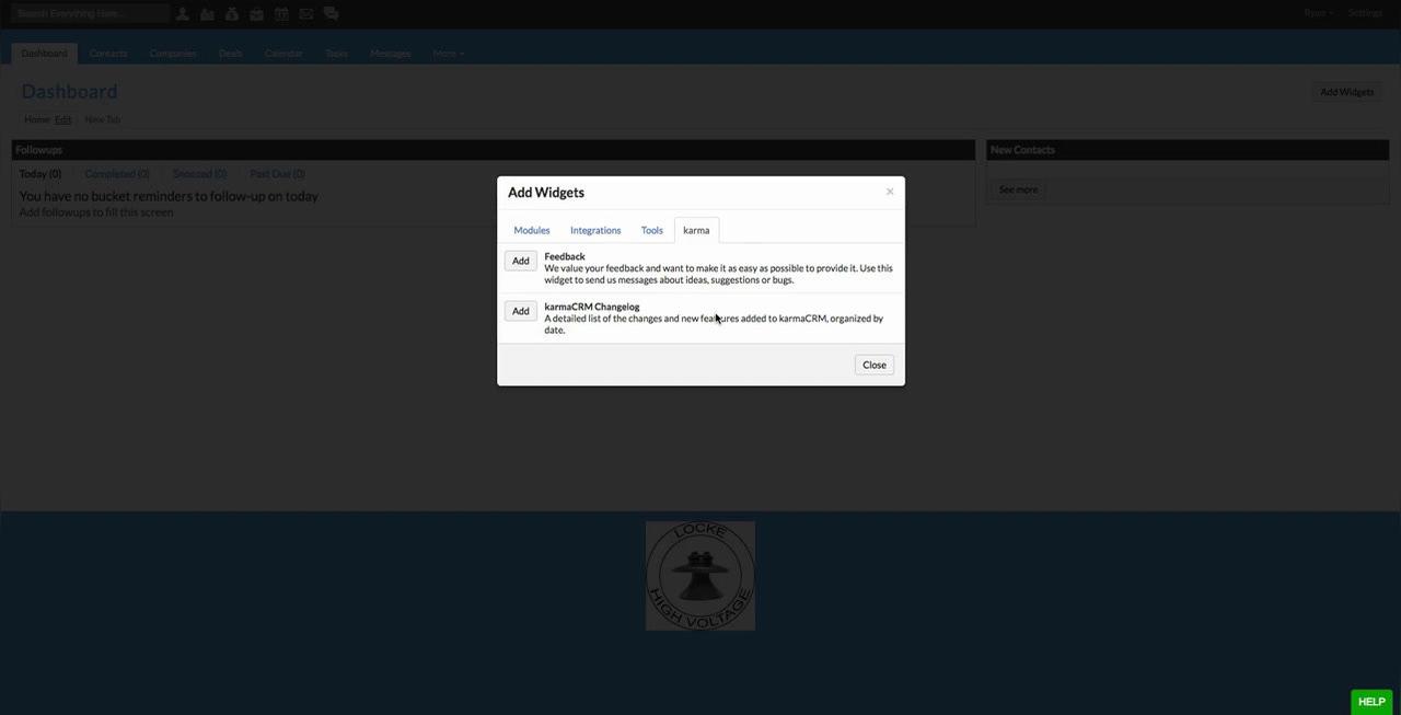 Changelog Widget