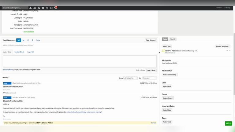 Track Reply - When task is created