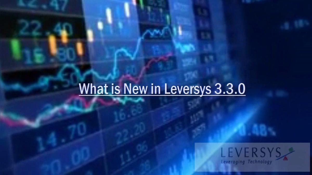 What's New in Leversys 3.3.0